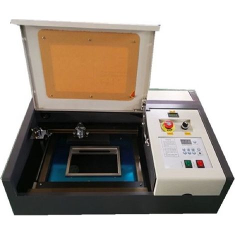 CO2 Machine de gravure laser 50W CNC Machine de coupe USB 300 x 200mm Bureau