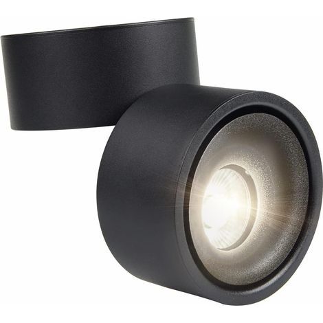 Spot en Saillie Orientable 7W LED Spots de Plafond Plafonnier Aangle Réglable Applique de, COB, Rotative à 360 ° Blanc Naturel 4000k, Negro (1/5)