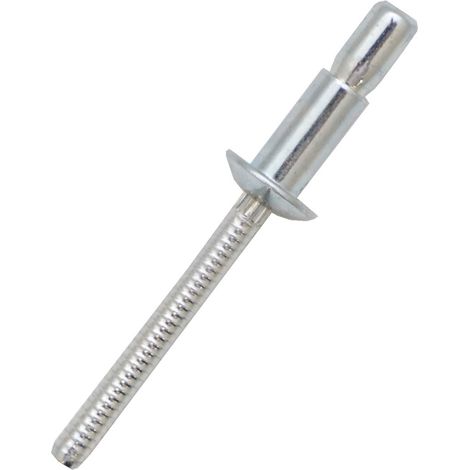 Rivet Gris longueur 14.5mm diamètre 6.4mm ( Prix pour Sachet de 100 )