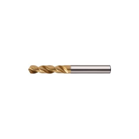 Broca  espiral DIN  1897 Tipo  UNI D.13mm  HSS-Co TiN  Vástago cilíndrico  extr.corto TECWERK (1/2)