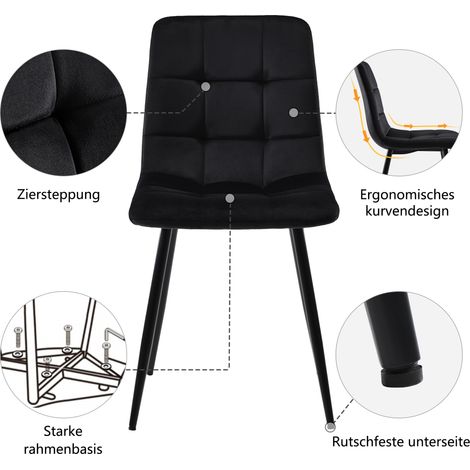 Ensemble salle à manger 5 pièces, table hexagonale design en marbre, 4 fauteuils velours noir, piètement laiton doré, style moderne et chaleureux. (1/5)