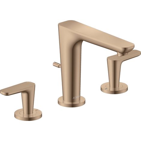 hansgrohe AXOR Citterio C 3-Loch Waschtischarmatur 125, mit