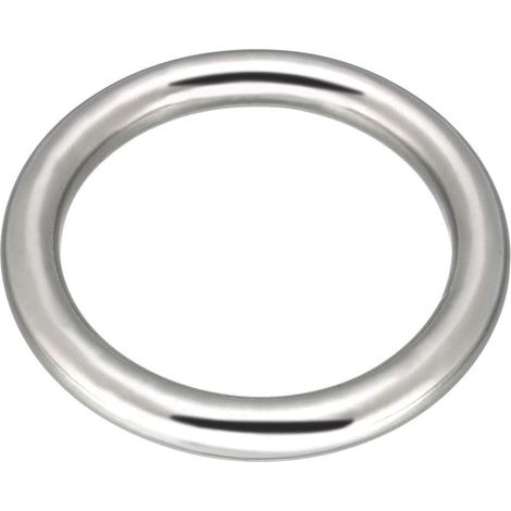 Boucle en O métallique multi-usage Sourcing Map, soudée, 66 mm x 50 8 pour quincaillerie, sacs,