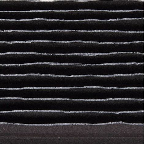 Mosaïque de grès cérame Zen INAX TOUJURIN - Black boîte de 0.29 m2 - Noir - boîte de 0.29 m2