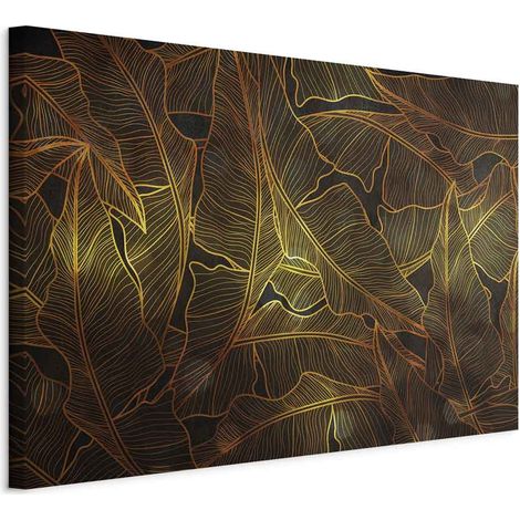 Peinture - Danse des feuilles d'or (1 partie) large (1/5)