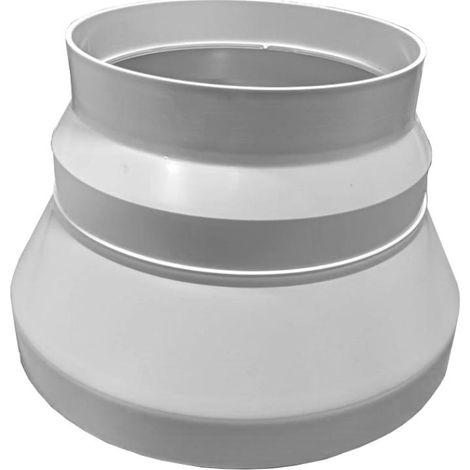 pvc blanco reduccion 150ø-120-100 acoplamiento campana 150 0228