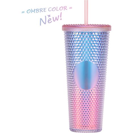 Gobelet en plastique de 710 ml avec couvercle et paille, tasse à café glacé réutilisable, tasse à smoothie, tasse laser transparente (1/5)