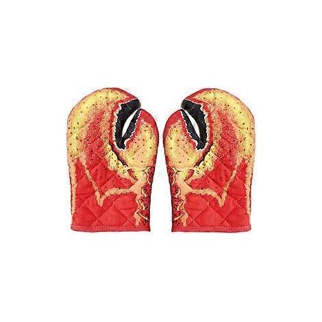Topflappen mit Baumwollfutter, hitzebeständig, dick, ideal zum Kochen, Grillen und für die Mikrowelle. Perfekt als Küchenhelfer und Geschenk. (1/5)