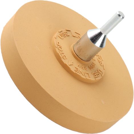 Roulette gomme caoutchouc brune outil pneumatique asservissement autocollant colle décalque lot 3 pcs avec adaptateur et protection (1/5)