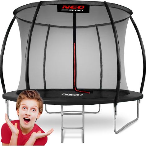 Trampolino da giardino profilato 8 piedi/252 cm con rete interna Neo-Sport (1/5)