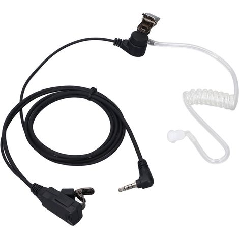 Écouteur en forme de G avec microphone et tube acoustique, prise jack 3,5 mm, compatible avec les intercoms Lite 1S, 2, 2S et 3. (1/5)