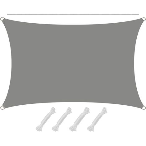 1 x 2m Vela Ombreggiante Impermeabile - Tenda da Sole Giardino Balcone Pergola
