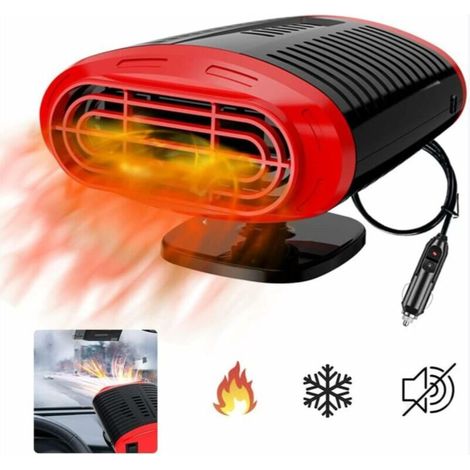 SABIR Radiateur soufflant Chauffage Voiture Pare-Brise de Dégivreur de Voiture, Refroidisseur de Voiture Portable, avec Support Rotatif à 360 Degrés Chauffage Voiture Allume Cigare (1/5)