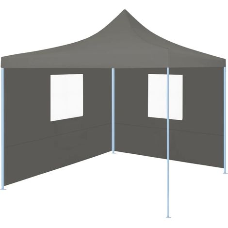 Carpa plegable profesional 2 paredes acero gris antracita 2x2 m vidaXL (1/2)