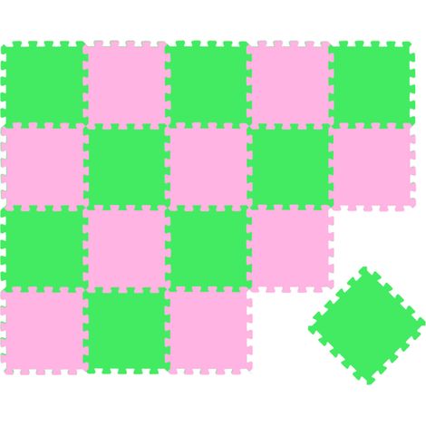 18 Tapis de Sol épais pour Bébé Enfant - 30x30 Dalles Puzzle Carré en Mousse EVA (1/5)