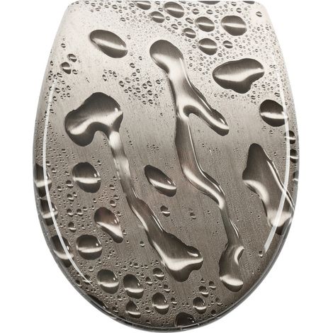 SWANEW Sedile per WC con dispositivo anticaduta Coperchio per bagno Sedile per WC (1/5)