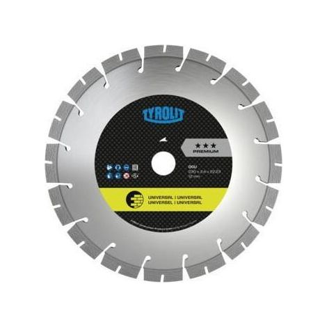 Diamanttrennscheibe DCU Premium Ø 180 mm Bohrung 22,23 mm C73W U2-5 Segmenthöhe 12 mm Segmentstärke 2,6 mm (1/4)