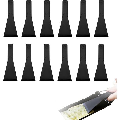 Lot de 10 spatules à raclette antiadhésives résistantes à la chaleur pour poêles à fromage grillades planches gourmettes ustensiles (1/5)