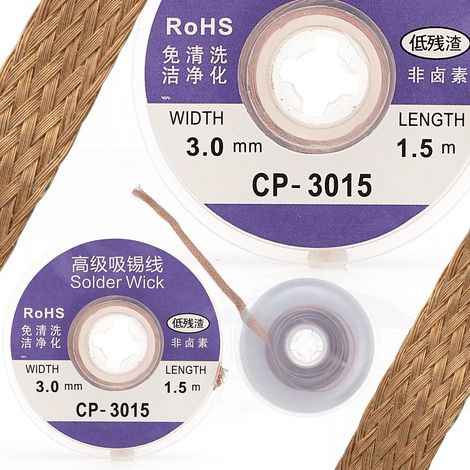 Malla de soldadura para estaño CP-3015 de 3 mm
