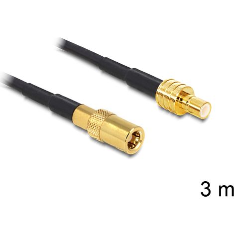 Delock antenna cable smb plug  smb jack rg-174 3 m