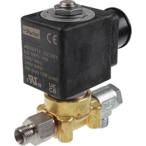 Magnetventil 121Z2323 230V 50Hz / 240V 60Hz Düse 2 mit Drosselblende 1,4 - 11156413022 von Weishaupt