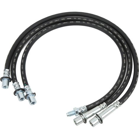 Kit 3 pièces flexible frein avant arrière caoutchouc remplacement compatibilité Hilux LN106R LN46 RN46 YN65R (1/5)