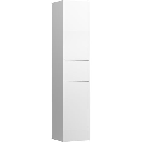 Hochschrank BASE FÜR PRO S 1650x350x336mm Scharnier links weiß matt (1/5)