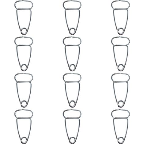 Pince onglet 12 pièces 3,66x2,12"/93x54mm inox, pour menuiserie (1/5)
