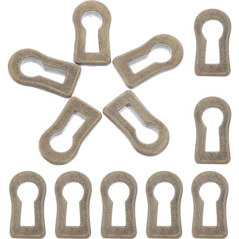 Zerodeko Lot de 12 cache-serrures style vintage pour meubles (1/5)