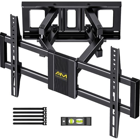 TV Wandhalterung schwenkbar für 37-80 Zoll, neigbar, ausziehbar, bis 45kg, VESA 200-600mm (1/5)