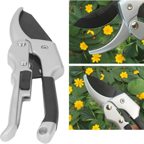 Ciseaux à Sécateur avec Roulement à Billes pour Jardinage - Coupe Facile des Branches Épaisses - Outil de Taille de Haies et Arbustes - Idéal pour le Jardin et le Potager-KZQ (1/2)