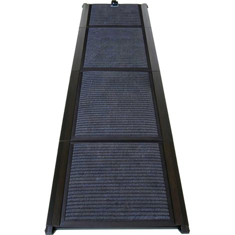 Klappbare Hunderampe fürs Auto, 180 cm, rutschfest, schwarz, bis 110 kg (1/5)