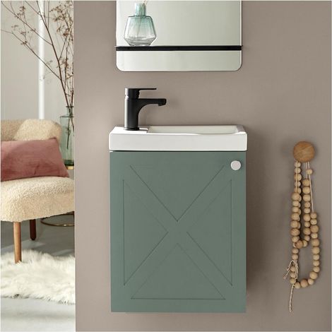 AVA Handwaschbecken + Wasserhahn-Set (1/5)
