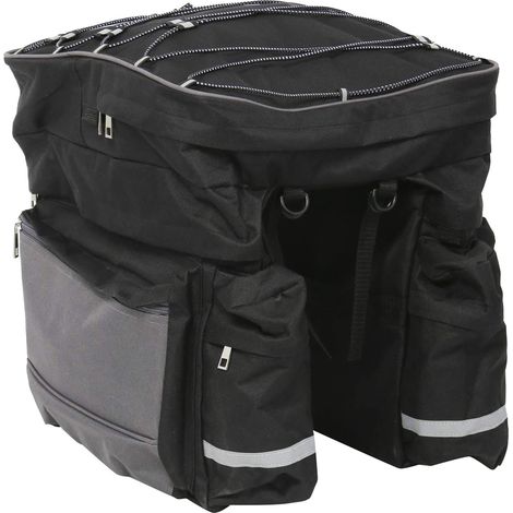Borsa da bicicletta impermeabile, borsa da bicicletta di grande capacità, borsa da telaio 3 in 1, borsa da portapacchi per bici da turismo (1/3)