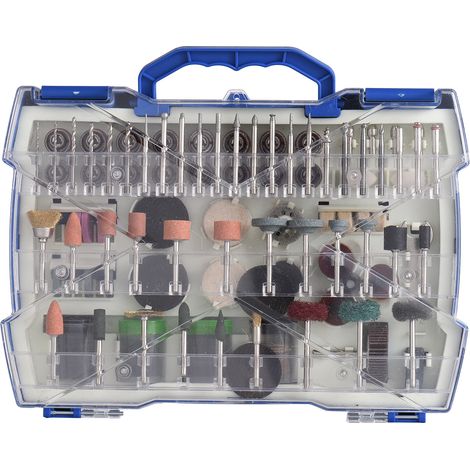 Kit d'accessoires pour outils rotatifs, 508 pièces d'embouts à tige de 1/8" pour une coupe, un meulage, un ponçage, un affûtage, une sculpture, un polissage, une gravure faciles sur le travail du bois (1/5)