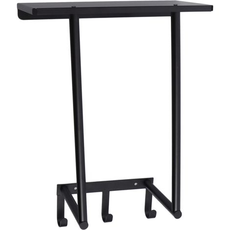 Porte-serviettes en fer forgé, style simple, étagère de rangement, décoration pour salle de bain. (1/5)