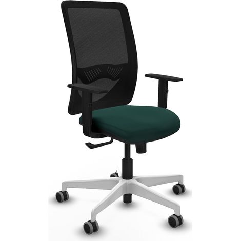 Chaise de bureau piqueras y crespo Zulema noir maille confortable (1/2)