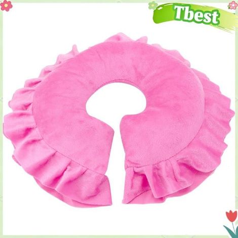 Tbest Face Cushion Face Pillow Cushion SPA Salon Massage Bed U Shape Detachable parapharmacie froid Oreiller en forme de U rose (1/5)