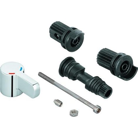 Vanne mélangeuse avec levier 42581 pour construction Cosmo E IR-Électrique avec mélange chromé
