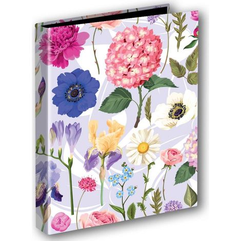 A4/2 Ordner Polnische Blumen Hortensie