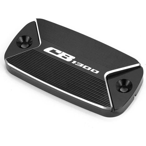 für Honda CB 1300 CB1300 SF CB1300 2020 2021 Motorrad CNC Aluminium Bremsflüssigkeitsbehälter Ölbecherdeckel (Farbe: Schwarz)