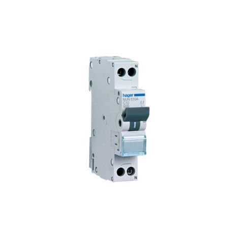 Interruttore Magnentotermico Autom. 1P+N 16A 4.5Ka C1M ( Hager Cod. Mjn516A )