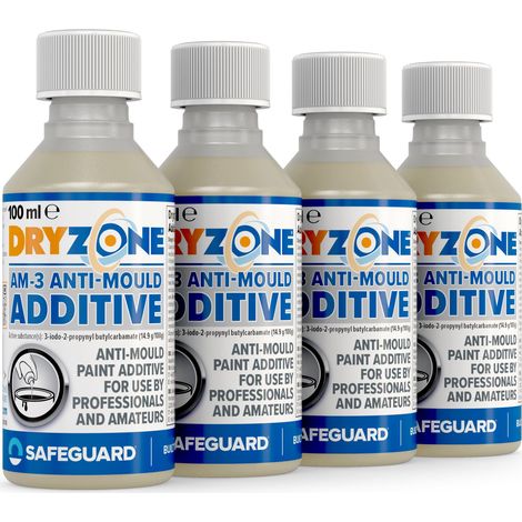 4 x Dryzone Anti-Mould Additive 100ml Concentrate (1/3)