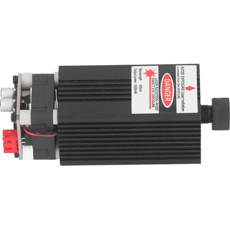 Module de découpe laser CNC 405 nm 1600 mW, module laser 1,6 W pour machines de gravure DIY. (1/5)