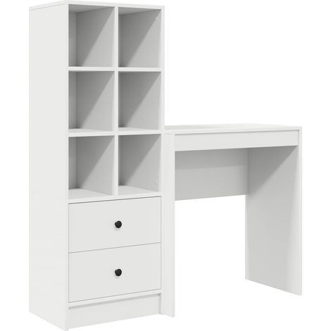 Maison Exclusive - Schreibtisch mit Schubladen mit Regal mit Spei