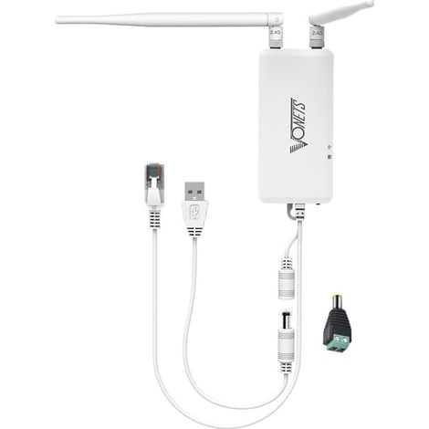 Industrial 2.4GHz Serial Port Server WiFi Bridge Router Wireless Ethernet Repeater, Hotspot Signal Extender for Medical Devices, IP Camera, PLC, Telescope, Network Equipment VAP11S-232 (1/5)