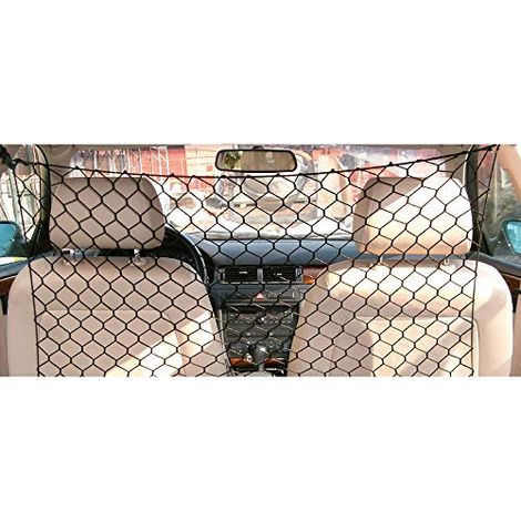 Divisorio per auto in rete nera per cani (1/3)