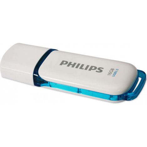 Philips USB-Stick 16GB 3.0 USB Drive Snow super fast blue (FM16FD75B/00) (1/2)