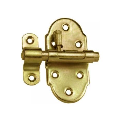 Catenaccio a cannone automatico 35 x 70 mm. - zincato giallo