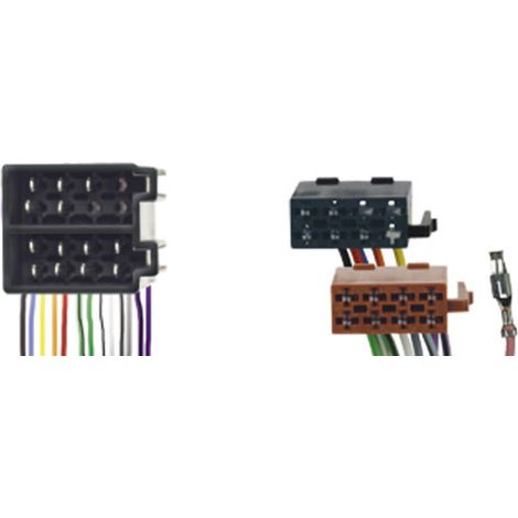 Fiches ISO Autoradio - Rallonge 4 HP et Alim 12V - RAC5600